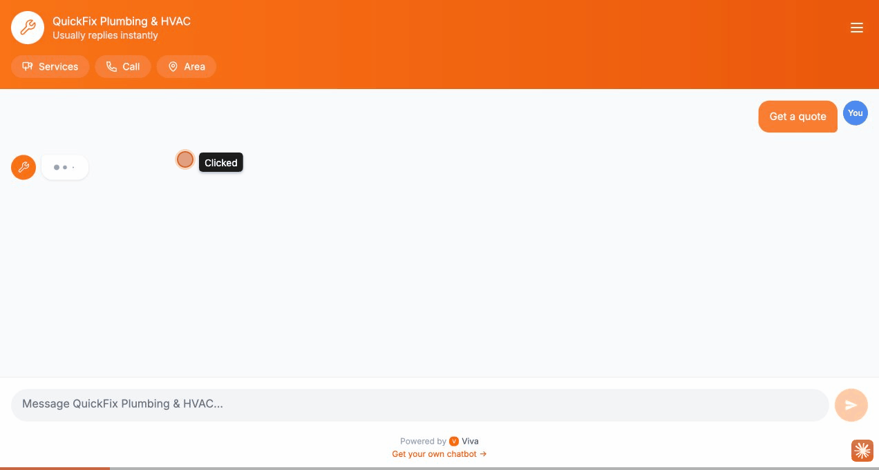 Home services quote demo